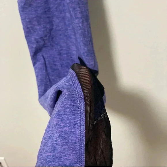 Beyond Yoga  the Bump purple blue ribbed maternity leggings - Picture 8 of 8